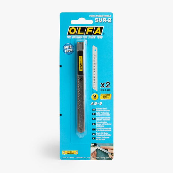 Olfa SVR2 silver stainless steel 45 degree knife