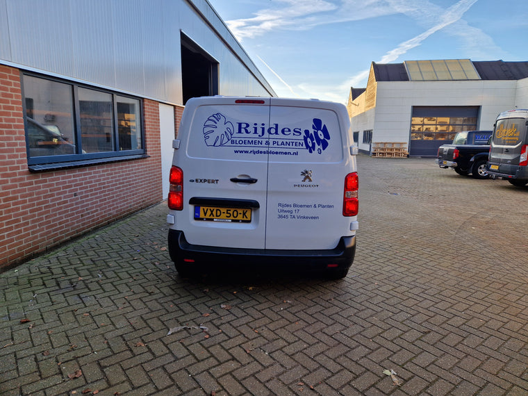 Rijdes Bloemen & Planten — busbestickering — Voertuigbelettering & wrapping