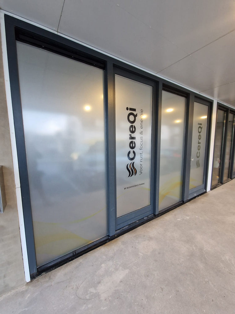 Cereqi — Glasfolie & logo’s