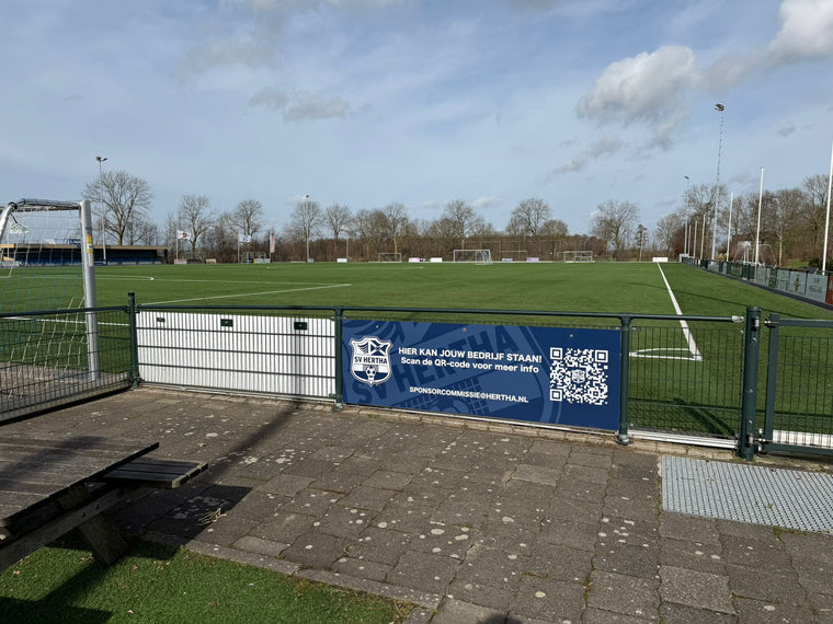 SV Hertha — Reclame voor sponsoren