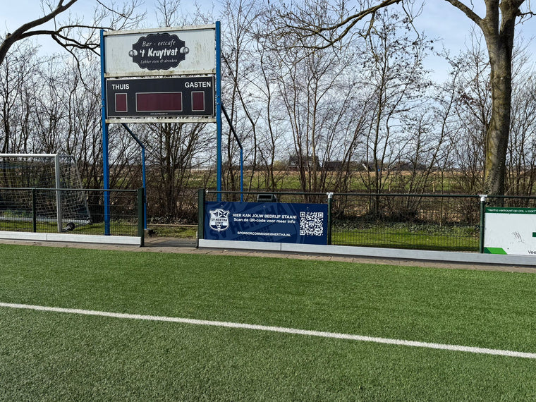 SV Hertha — Bordreclame voor de vereniging