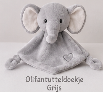 Tutteldoekje olifant met eigen opdruk (demo)