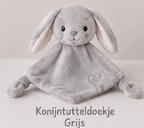Tutteldoekje konijntje met eigen opdruk (demo)